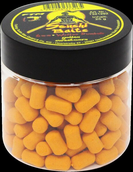 Fishing Tackle Max Senshi Baits Wafter Dumbells 6 mm golden sweetcorn