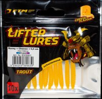 Fishing Tackle Max Lifter Lures Wurmy Cheese 6,5 cm Hot Yellow