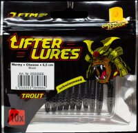 Fishing Tackle Max Lifter Lures Wurmy Cheese 6,5 cm Black