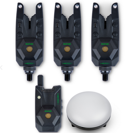 Sonik Herox Bite Alarm Set 3+1+BL(R+G+B)