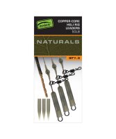 Fox Naturals Copper Core Heli Rig Leaders 50lb