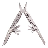 Herbertz Selektion Multitool 12 Funktionen Taschenclip Edelstahlgriffe