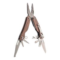 Herbertz Multitool Holzoptik Nylon-Etui