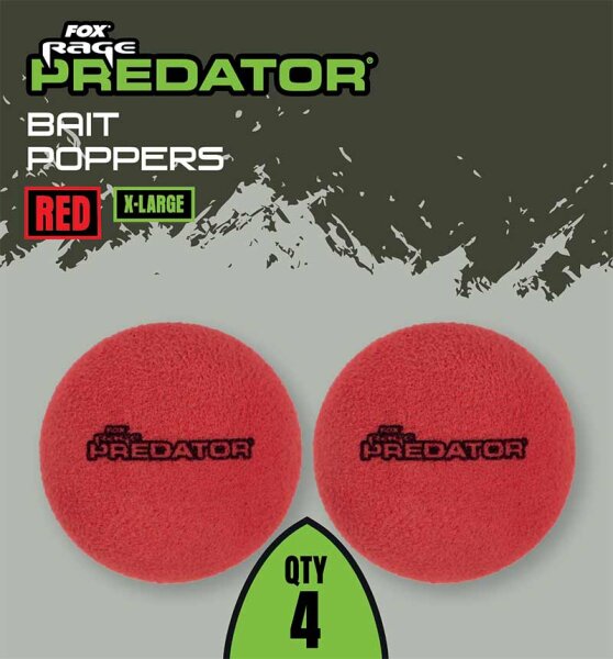 Fox Rage Predator Bait Poppers red xlarge