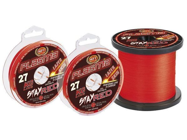 WFT Plasma Stay Red Lazer Skin 150m 14KG 0,12