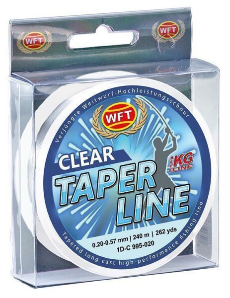 WFT Taper Line 0,26-0,57 clear 240m