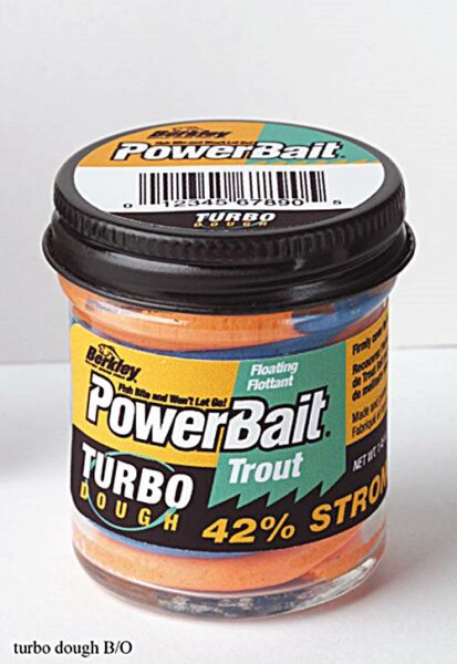 Berkley Power Bait Trout Bait Turbo Dough Blue Mango Forellen-Teig