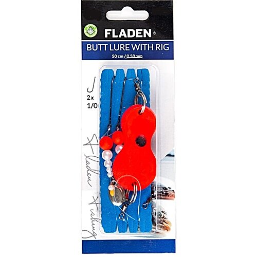 Fladen Butt lure w rig 40g 55cm line 0.50mm 1/0 red