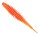 Magic Trout T-Worm I-Tail Knoblauch 1,5g 6,5cm neon orange