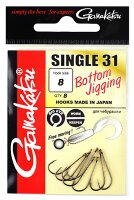 Gamakatsu Hooks Single 31 Gr.8 8Stück - Wurmhaken