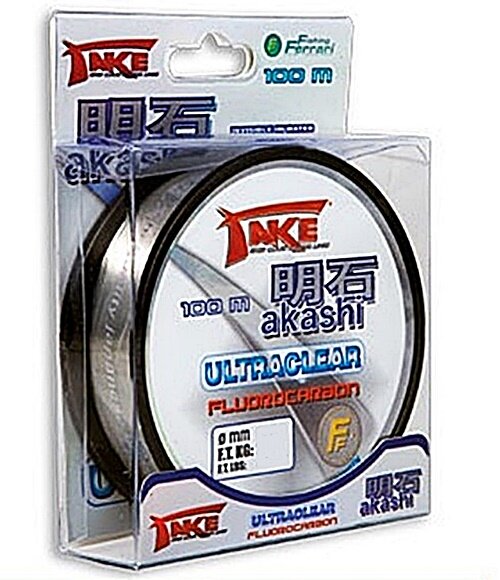 Lineaeffe Take Akashi Fluorocarbon 100m 0,60mm ultraclear