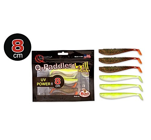 Quantum Q-Paddler Power Packs UV Power Mix Krill 8cm 3x magic motoroil + 3x citrus