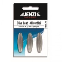 Jenzi Olivenblei 15g 3 Stück Inlinelead,...