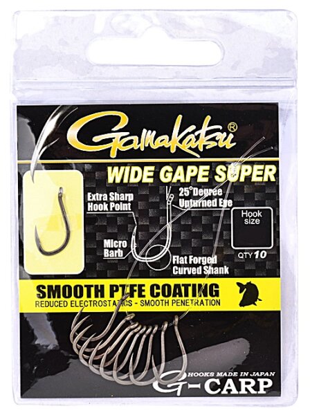 Gamakatsu G-Carp Wide Gape Super Hook Gr.12