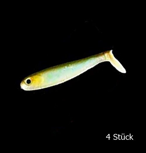 Nomura Soft Lures Live Fish 4" Silver Black