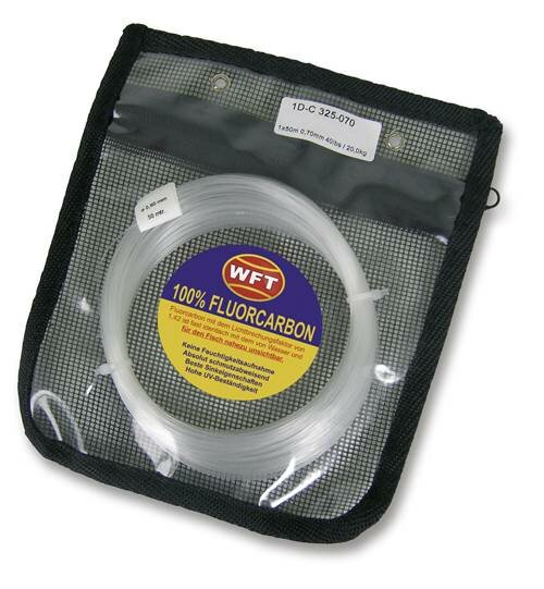 WFT Tuff Stuff Fluorocarbon Vorfach 50m 0,80mm 50lbs 23,5kg