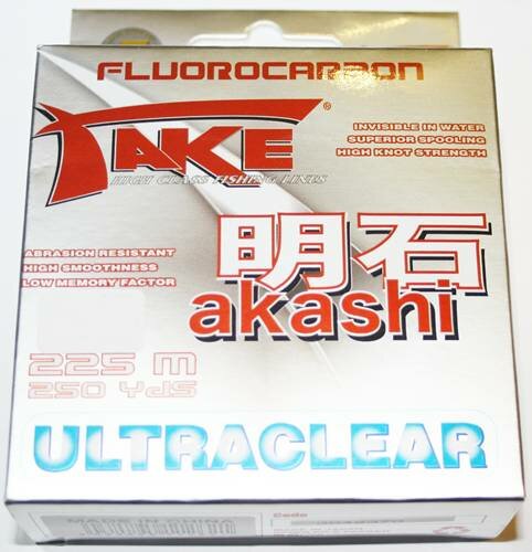 Lineaeffe Take Akashi Fluorocarbon 225m 0,12mm 2,55kg ultraclear