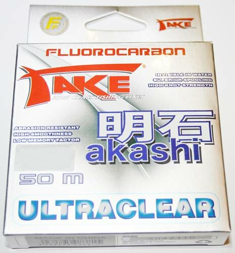 Lineaeffe Take Akashi Fluorocarbon 50m 0,14mm 3,0kg ultraclear