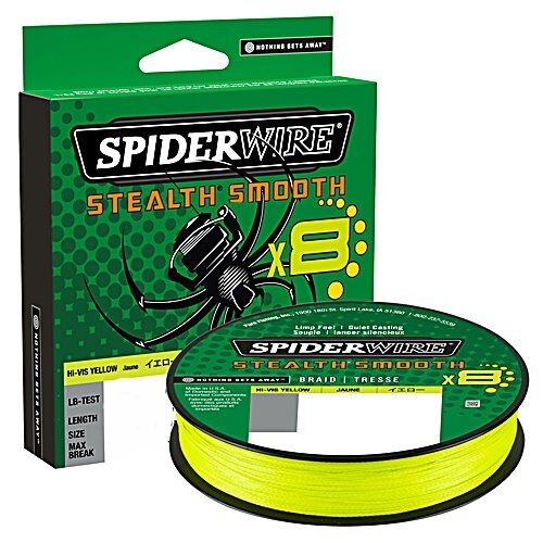 Spiderwire Stealth Smooth x8 Hi Vis Yellow 0,11mm 300m