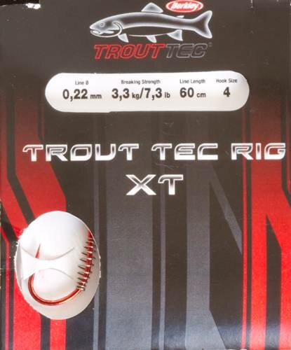 Berkley Trout Tec Rig XT 60cm Gr.4 0,22mm