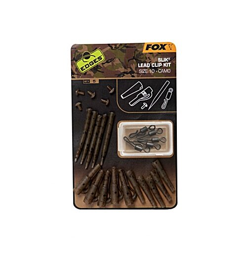 Fox Edges Camo Slik Lead Clip Kit Sz 10