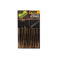 Fox Edges Camo Naked Line Tail Rubbers Sz 10