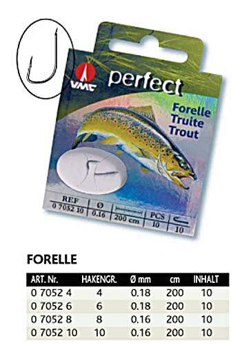 VMC Perfect Haken-Forelle 200cm Gr. 10