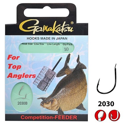 Gamakatsu Booklet Feeder STR 2030B Gr.12 0,20mm 80cm