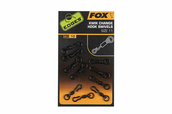 Fox Edges Kwik Change Heli Swivels Größe 11