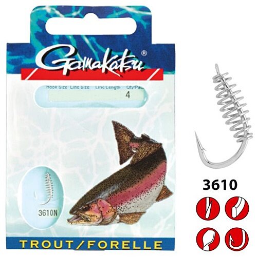 Gamakatsu Preda Booklet Trout SPL 3610N 0,22mm Gr.6