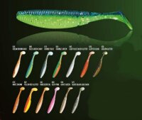 Nomura Soft Lures Rolling Shad 4" Iridescent Oil