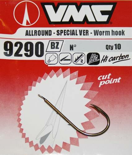 VMC Allround Special Wurmhaken mit Plättchen Gr.6