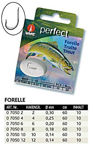 VMC Perfect Forellenhaken nickel mit Spirale Gr.8