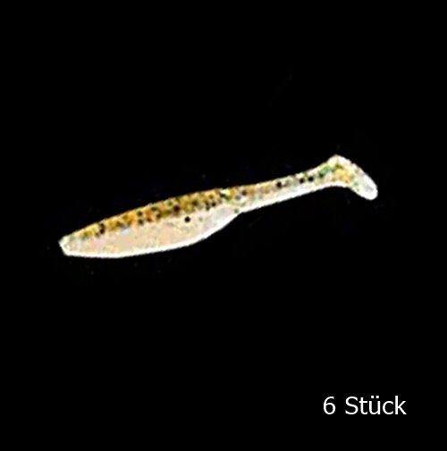 Nomura Soft Lures Grab Shad 4" Multi Glitter Back