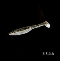 Nomura Soft Lures Grab Shad 4" Gold Glitter Back