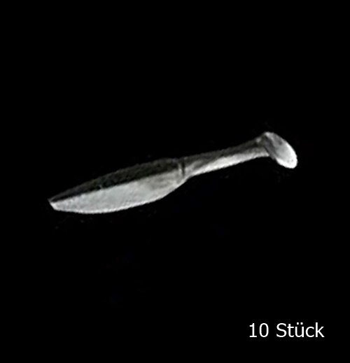 Nomura Soft Lures Grab Shad 3" Black Shiner Back