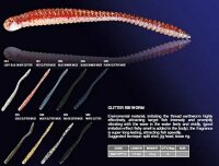 Nomura Soft Lures Glitter Rib Worm 4,7" Red Glitter...