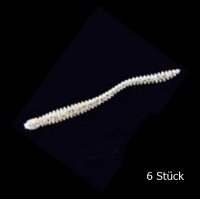 Nomura Soft Lures Glitter Rib Worm 4,7" Light Blue...