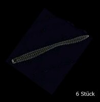 Nomura Soft Lures Glitter Rib Worm 4,7" Black Shiner...