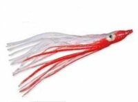 Lineaeffe Octopus Red/White 5St. 7,5cm