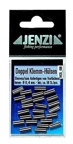 Jenzi Doppel Klemm- Hülsen 0,6mm ca. 45 St.