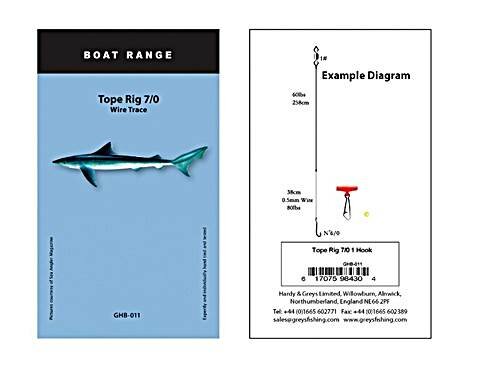 Greys Tope Rig Wire Trace Gr.7/0 Brandungsvorfach