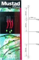 Mustad Meeresvorfach Mini Day Glo Rig T16