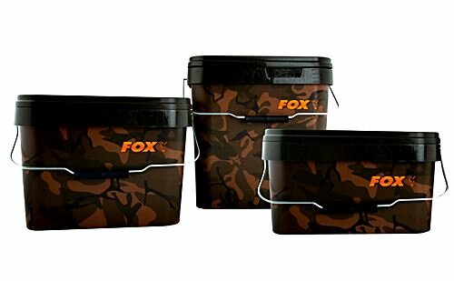 Fox Camo Square Bait Bucket 10L