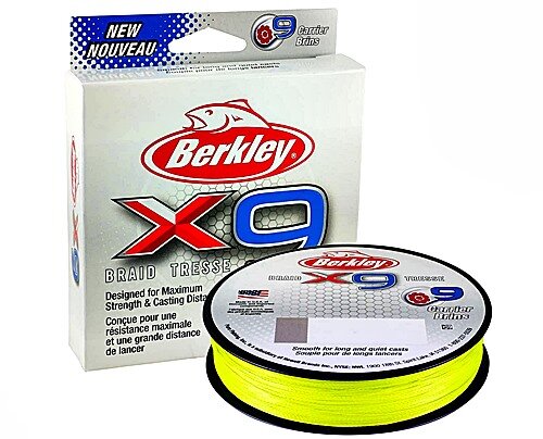 Berkley X9 0,06mm 6,4kg 300m Fluo Green