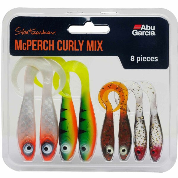 Abu Garcia McPerch Curly Mix 8 Stück