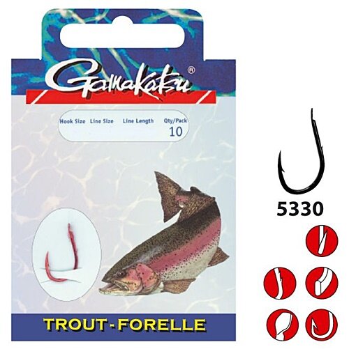 Gamakatsu Trout 5330R Gr.8 0,16mm 60cm