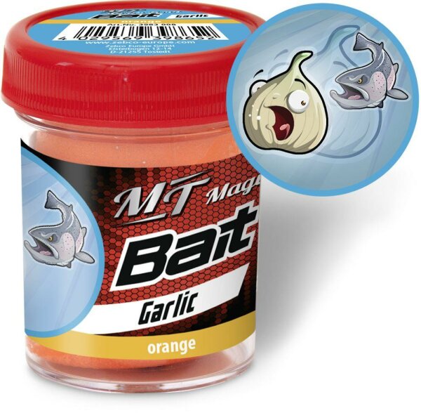 Magic Trout Trout Bait Knoblauch orange 50g