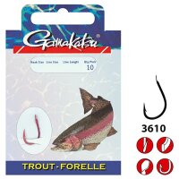 Gamakatsu Preda Booklet Trout 3610N 0,22mm Gr.6