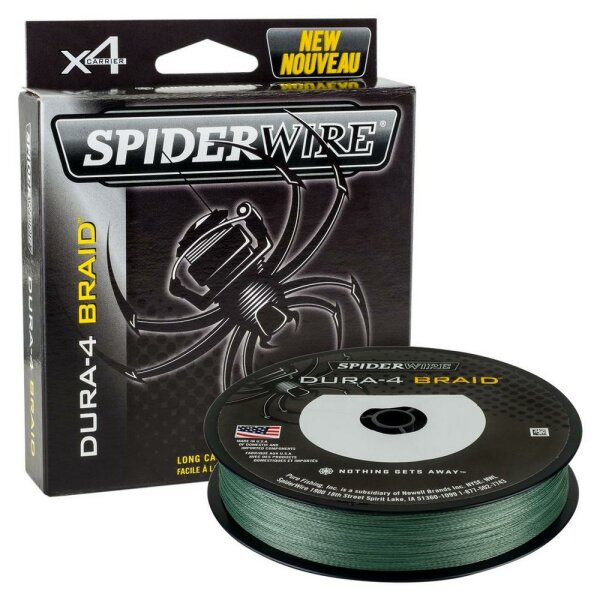 Spiderwire Dura4 Braid 300m 0,17mm 15kg moosgreen